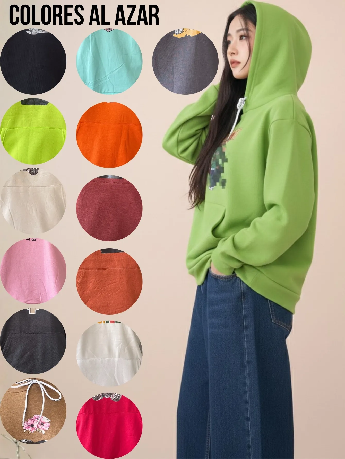 SUDADERA-01 SUDADERA CON GORRO 9209